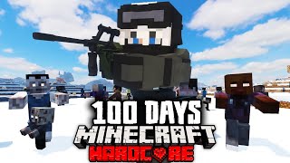 I Spent 100 Days in a Arctic Zombie Apocalypse in Minecraft