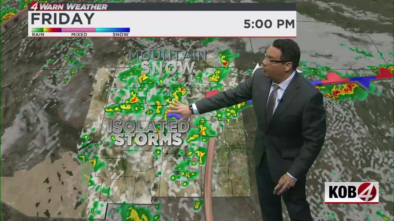 Showers and thunderstorms expected to build across New Mexico - YouTube