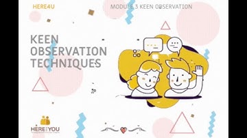 here4you module3 - observation techniques