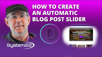 Divi Theme How To Create An Automatic Blog Post Slider 👈👈👈👍