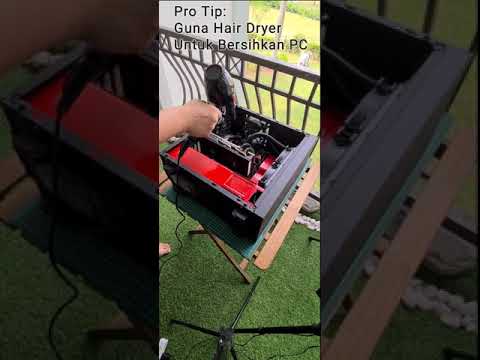 Video: Bolehkah anda membersihkan PC dengan pengering rambut?
