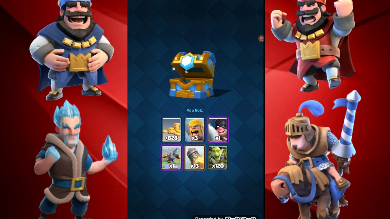Giant chest opening LEGENDARIES? Clash royale 2 YouTube