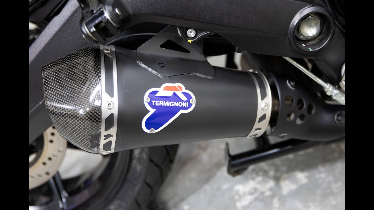 Ducati Scrambler with Termignoni Race Exhaust - YouTube