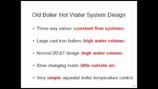Energy Efficient Hot Water Boiler Plant Design - Part 2