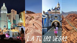 We Rented a Sprinter Van! Road trip from Disneyland to Las Vegas