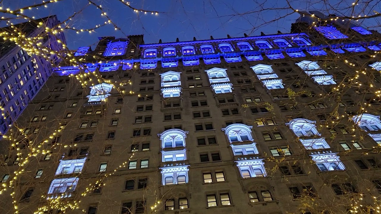 NYC Views Walking around Zuccotti Park in Downtown Manhattan.