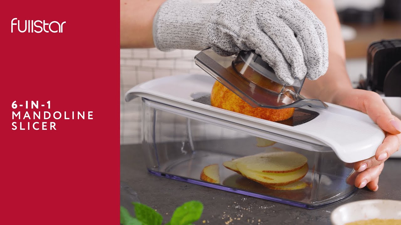 The best way to meal prep is with Fullstar's 6-in-1 Mandoline Slicer 