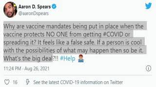 The Bold And The Beautiful Aaron D Spears Speaks Out Against Vaccine Mandates