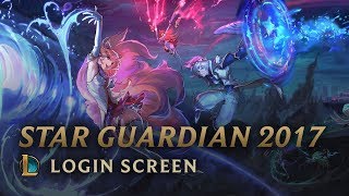 Star Guardian 2017 W Vocals - A New Horizon Login Screen - League Of Legends