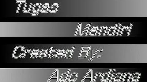 Tugas Mandiri Kimia - Video Lyric Berkorosi