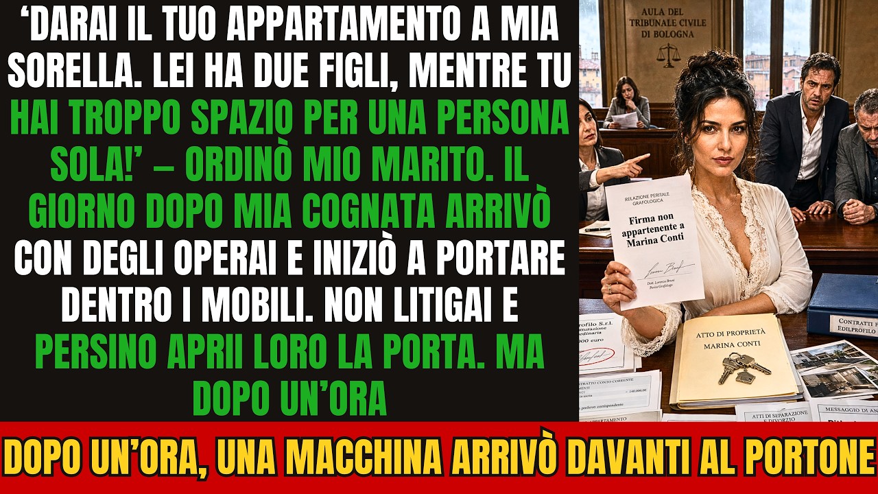 Mio marito è tornato a casa e mi ha annunciato che sua sorella e i suoi due figli si sarebbero trasferiti nel mio appartamento. Non me lo ha chiesto. Mi ha semplicemente detto che dovevo andare...