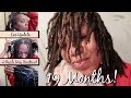 LOC UPDATE 1 YEAR 7 MO. (My Edges, Dreadlock Budding + Easy Wash Routine)