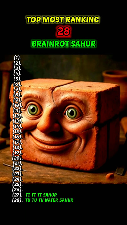 All Ranking Sahur brainrot 😱👌 #italianbrainrot #sahur #brainrot #shorts