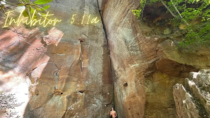 Battling My Hardest Offwidth Climb Yet | "Inhibitor" 5.11a | Red River Gorge, KY