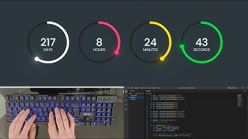 ASMR Programming - Countdown Timer in Vanilla Javascript | Html CSS - No Talking