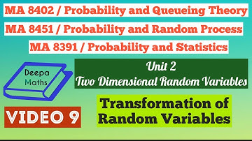 Transformation of Random Variables
