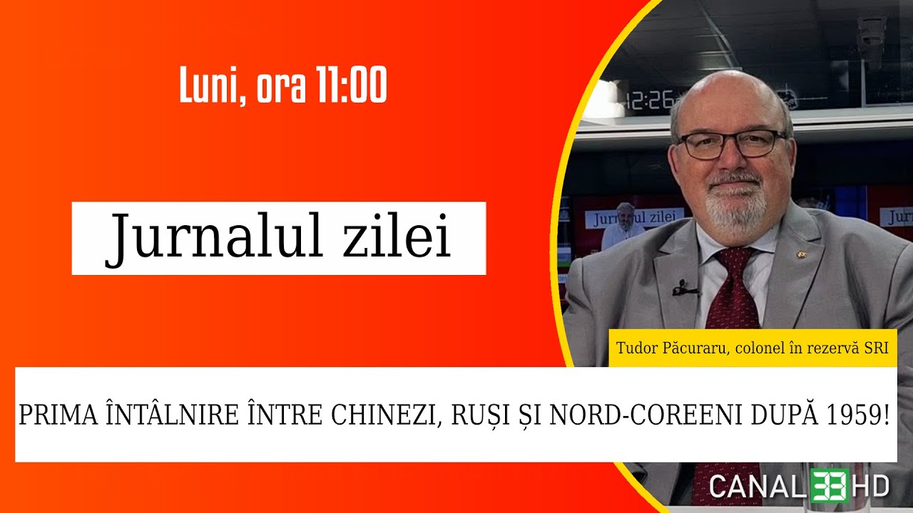 Prima întâlnire între chinezi, ruși și nord-coreeni după 1959! | Invitat: Tudor Păcuraru