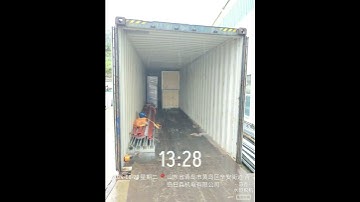 Container loading picture of bus wash machine to Kazakhstan