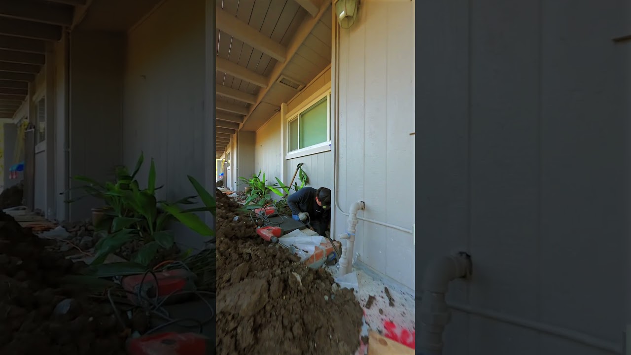Saving Sinking Fullerton Home #construction #foundationrepair. Video preview.