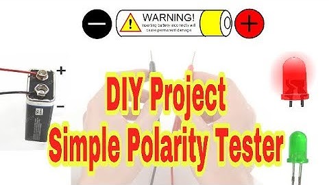 Simple Polarity Tester DIY project