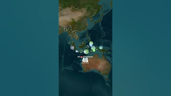 5 countries with the most #earthquakes on October 11, 2025