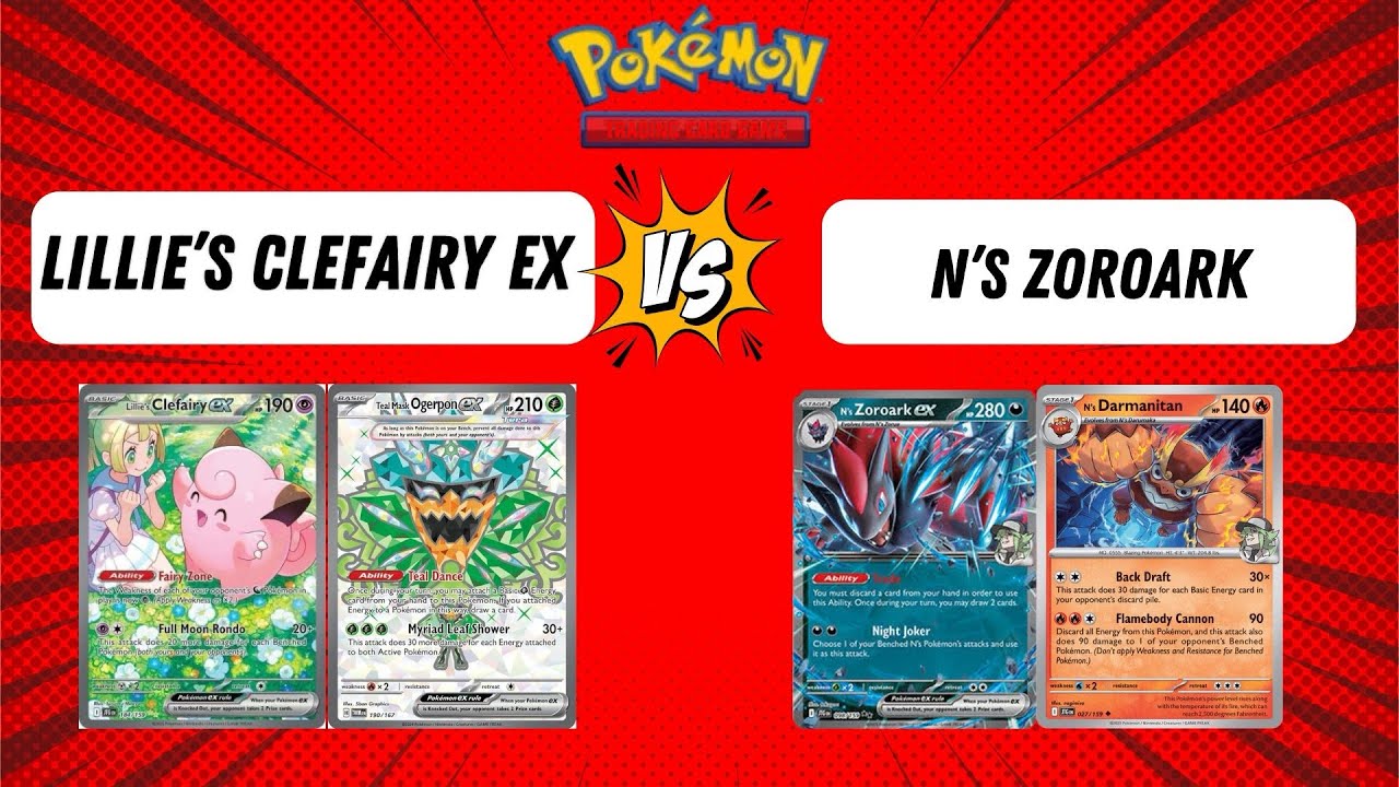 Pokémon TCG Cup Match | Game 4 | Lillies Clefairy Ex vs N’s Zoroark EX 
