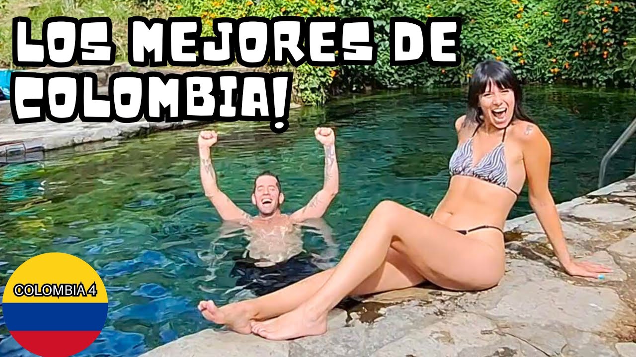  🚿JUGAMOS en las PISCINAS CALIENTES y con el LODO VOLCÁNICO 🔥