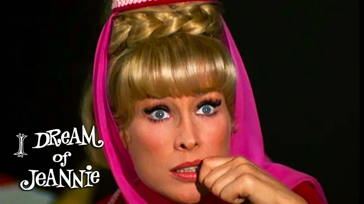 Jeannie Hides In Tony's Desk | I Dream Of Jeannie