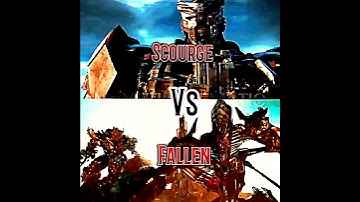 Scourge vs Fallen #fallen#scourge#transformers#megatronus