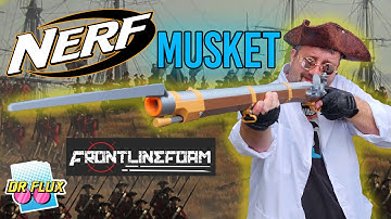 A Nerf Flint Lock Musket Blaster