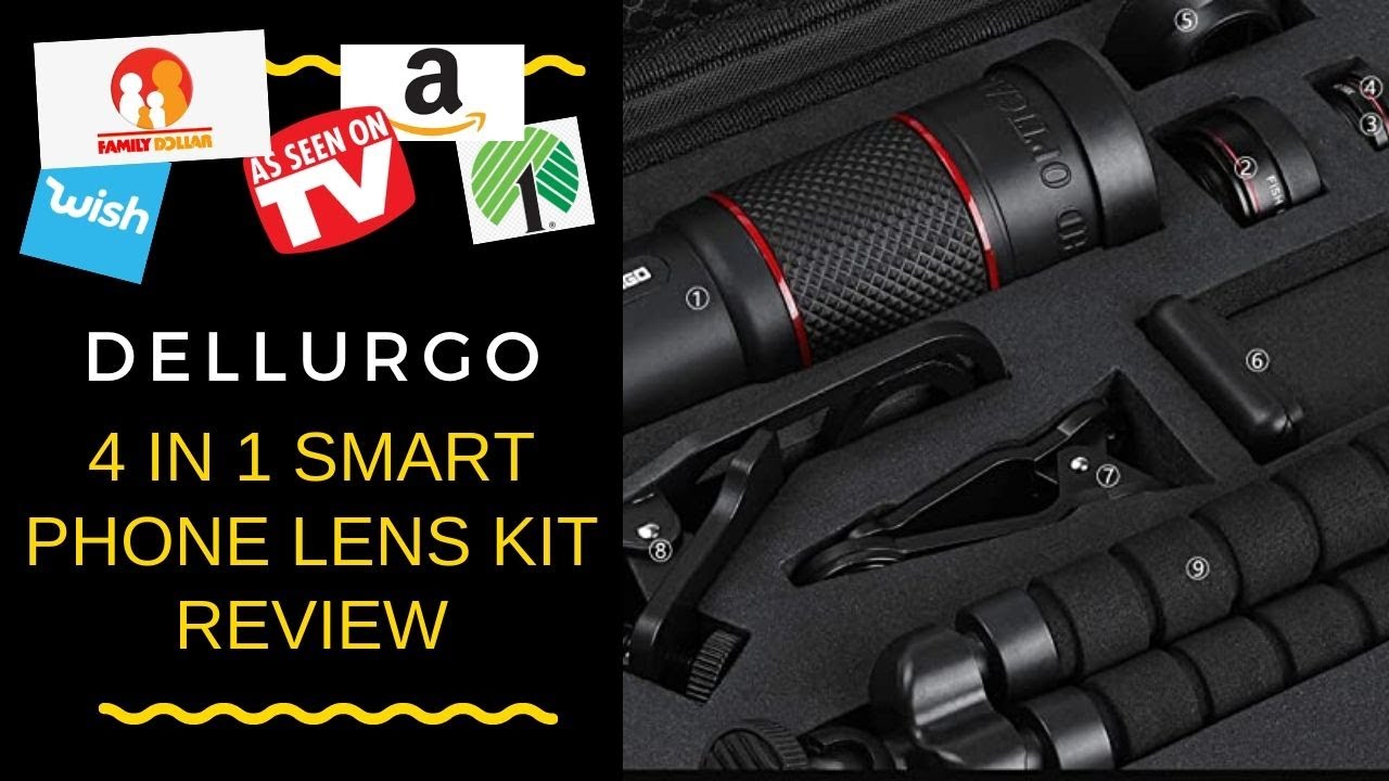 Dellurgo 4 in 1 Smart Phone Lens Kit | Amazon Product Review