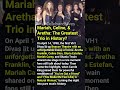 Mariah, Celine &amp; Aretha Together! The Night Music Changed Forever #shorts #viral