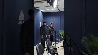 Bastidores TV Alerj. Mara selting e Abdullah.