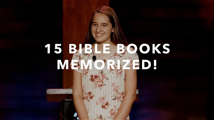 15 Bible Books Memorized! - DayDayNews