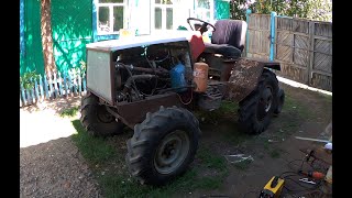 Мини трактор классика ДВС ВАЗ 2109 Обзор