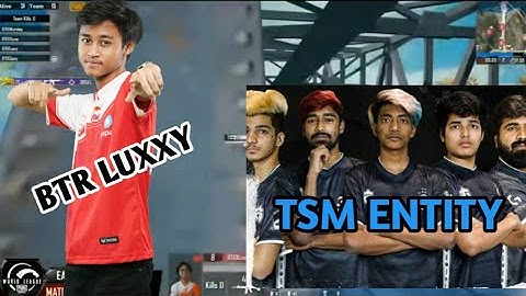 BTR LUXXY 1VS 3 AGAINST TSMENITITY | BTR VS TSMENTITY | PMWL | PUBG MOBILE
