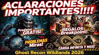 MUY IMPORTANTE TODO GRATIS!! Predator REAGALOS Breakpoint Miras CARGA INFINITA Ghost Recon Wildlands
