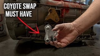 the new transmission cooler port | coyote swaps
