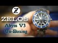 Zelos Abyss V3 Un-boxing 3000m Dive watch !!!