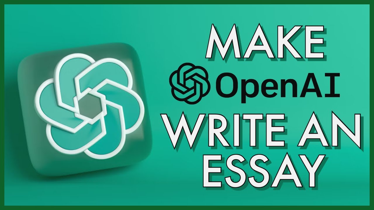 write an essay using openai