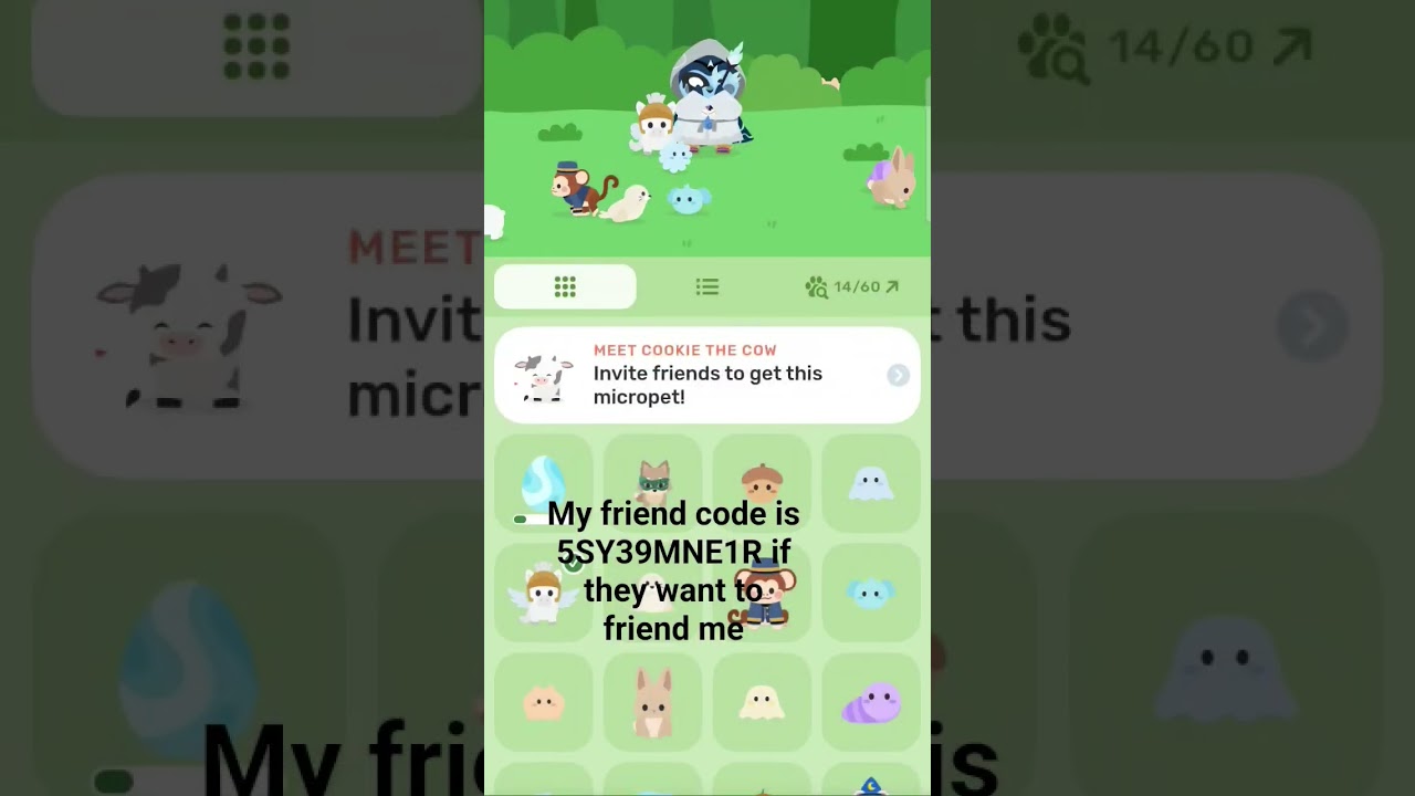 code is 5SY39MNE1R game name: Finch 