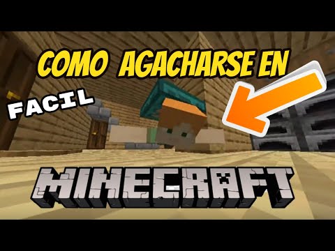 Como Agacharse en Minecraft 20w11a | Nether Update Es fácil!!!