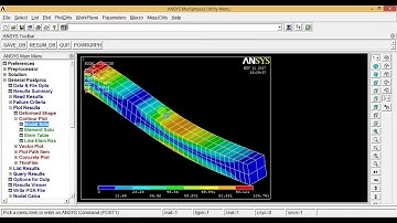 Ansys Tutorials - How to Analyse simply supported beam in Ansys