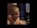 Baby wakes up from deep sleep to jam out to his favorite song