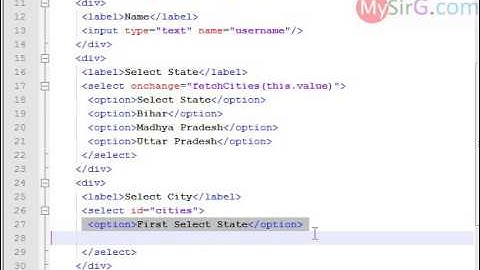 Simple Ajax Example in PHP part 2 of 2
