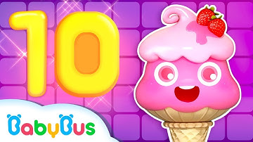 Learn Numbers with Ice Creams | Nursery Rhymes | Kids Songs | Kids Cartoon | BabyBus