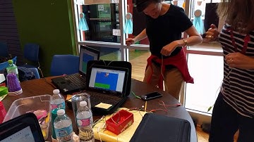 Running race game using Makey Makey