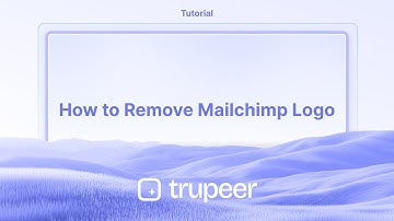 How to Remove Mailchimp Logo