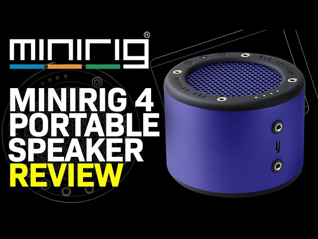 Minirig 4 Portable Speaker Review - A rare zero-latency portable
