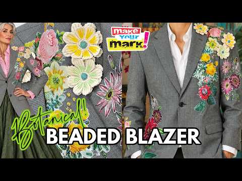 Botanical Beaded Blazer - Upstyled!